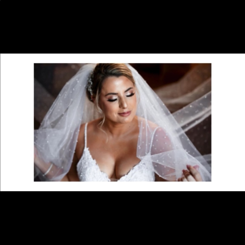 Crystal cathedral length veil